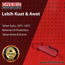ONEBIZ Cable Lockout OB 14-BDL12-2 Stainless Steel Cable Dia. 5mm Length 2.5m