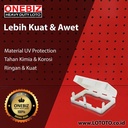 ONEBIZ Switch Lockout OB 14-BDD62 Double Socket Cover