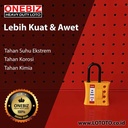 ONEBIZ Nylon Lockout HASP OB 14-BDK46 Shackle Diameter 6mm x 61mm × 107mm