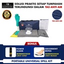 KLEENFACTORY Universal Spill Kit 10 Liter With Bag Universal Spill Kit Tas 10 Liter