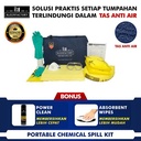 KLEENFACTORY Chemical Spill Kit 30 Liter With Bag Chemical Spill Kit Tas 30 Liter