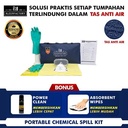 Portable Chemical Spill Kit 5 Liter Kemasan Tas Anti Air Bag Chemical Spill Kit