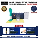 KLEENFACTORY Chemical Spill Kit 5 Liter With Bag Chemical Spill Kit Tas 5 Liter