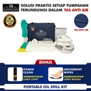 KLEENFACTORY Oil Spill Kit 30 Liter With Bag Oil Spill Kit Tas 30 Liter