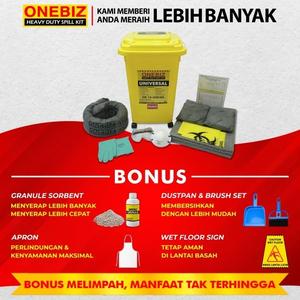Spill Kit Industri Penyerap Tumpahan Universal 50 Liter 13 Gallon