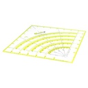 Penggaris Quilting - Penggaris Jahit Non Slip Circle Cutter KT-90