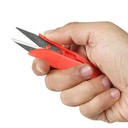 Gunting Potong Benang Kain Bahan - Gunting Cekris Golden Eagle TC100 - Merah