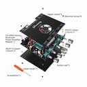 YS-S350H Dengan APP Digital Power Amplifier Board Modul 220W * 2 350W Subwoofer Card 2.1 Channel Stereo Sound Adaptor - YS-S350H