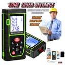 【Penawaran khusus】Alat ukur inframerah pengukur jarak laser 40 meter alat pengukuran dalam ruangan penggaris elektronik pengukur jarak laser genggam