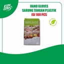 Hand Gloves - Sarung Tangan Plastik isi 100Pcs