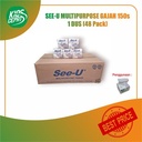 Tissue SEE-U Multipurpose 150s (See - U GAJAH) 1 DUS = 48 PACK