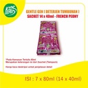 Deterjen Cair GENTLE GEN ( Deterjen Tumbuhan ) Kemasan (12 + 2) SACHET - French Peony
