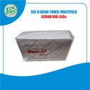 Tissue SEE-U HAND TOWEL Multifold ECONO RED 150s - 1 PACK