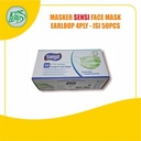 [TC] Masker SENSI 3Ply EARLOOP (Surgical Face Mask) isi 50pcs