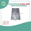Plastik Polymailer 40 x 60cm - SILVER (Amplop Plastik Packaging)
