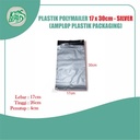 Plastik Polymailer 17 x 30cm - SILVER (Amplop Plastik Packaging)