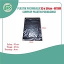 Plastik Polymailer 35 x 50cm - HITAM (Amplop Plastik Packaging)