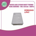 Label Sticker Barcode DIRECT THERMAL 100x150mm (A6) - LIPAT 500Pcs