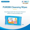 Pure BB Cleansing Wipes Lemon 60's