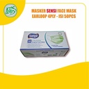 Masker SENSI 3Ply EARLOOP (Surgical Face Mask) isi 50pcs