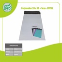 Plastik Polymailar 20 x 30 + 5cm - Putih (Amplop Plastik Packaging)