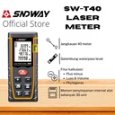 SNDWAY Meteran Laser Distance Digital 40 60 80 100 Laser Merah Hijau - T40