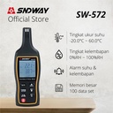 SNDWAY Thermometer Hygrometer Humidity Digital Kelembapan SW-572