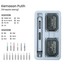 Obeng Elektrik 50 In 1 set komplit Obeng Kecil Obeng Listrik Obeng Baterai Mata Bor alat listrik Type-C Fast Charging - 18 IN 1