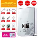 Pemanas air listrik instan yang dipasang di dinding/Water heater Suhu Konstan/pemanas air listrik Kamar Mandi / Instan water heater - B - PutihTipe