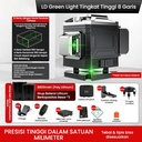 4d 8/16 line digital meteranLaser level leveling  laser level bangunan waterpasslaser keramik laser level leveling multifungsi Level Tingka waterpas laser Level 4 in 1 Alat laser Tukang laser Bangunan canggih - 8 lines 2bat+10pc