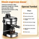 Mesin Kopi Espresso / Espresso Machine - Operasi tombol