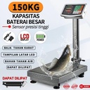 Timbangan Elektrik150kg 200kg  300kg/Timbangan Kargo/Timbangan Produk / Timbangan Lipat Anti-Shake Digital Akurat - 150KG