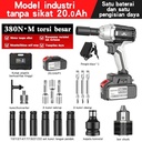 Kunci Pas Dampak Listrik / Bor Baterai / Alat Perbaikan Otomatis - 48V, dua baterai