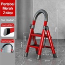 Household Ladder 2 Step Tangga lipatMultifungsi  Baja Karbon Tangga Lipat  StepHousehold Steel Ladder
