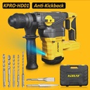 【KEELAT KPRO-HD01】Mesin bor Bobok Hammer Drill 1080W Mesin Rotary Hammer Impact Jack Hammer Cordless Torsi - KPRO-HD01*0