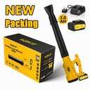 【KEELAT-KEAB002】 Blower Daun Blower Udara Tanpa Kabel  Blower Udara Tugas Berat Blower Angin Penyapu Debu Salju Alat Taman jet - 1 Battery Set--3.0AH