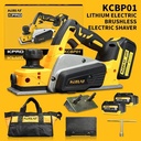 KEELAT KPRO-KCDP01 Cordless Mesin Serut Kayu Planer 82mm  Electric Planner Mesin Serut Tangan Cocok untuk memoles dan memotong kayu