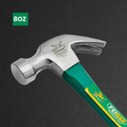 Feibao Palu Kambing Rata & Gerigi  8/13/16 OZ / Claw Hammer / Martil Gagang Karet / F19-0023/4 - 8 OZ