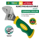YUEFEIBAO Kunci Pas Adjustable 8 Inch / Adjustable Wrench 20cm / Gagang Karet / Tools / Alat Perkakas / F11-001 Torsi