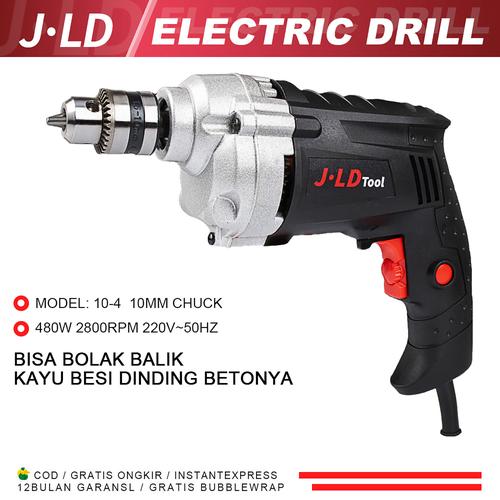 JLD MESIN BOR LISTRIK VARIABLE SPEED 10mm / ELECTRIC DRILL 10-4 / MESIN BOR KAYU BOR TANGAN / BOR BESI / BOR TANGAN MURAH 10 mm 480W BISA COD