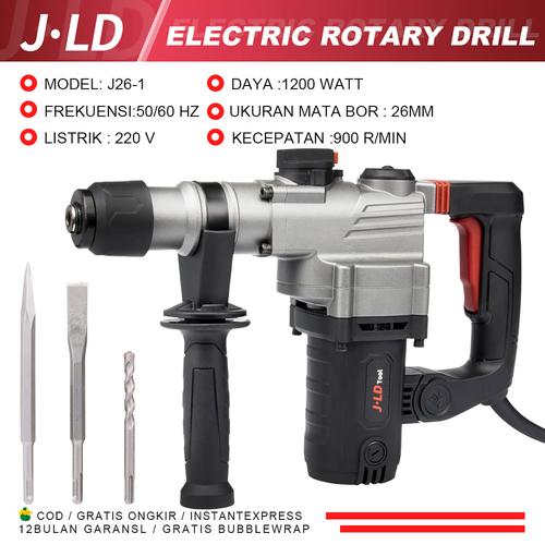 JLD Mesin Bor Bobok Beton Rottary Hammer Drill 26-1 Rotary Hammer Mesin Bobok BETON TEMBOK LISTRIK Rotary Demolition Hammer Drill - 26-1