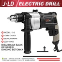 JLD Bor Listrik Variable Speed impact drill 13mm Mesin Bor Kayu Bor Tangan Bolak Balik Electric Drill Bor Beton Kayu Besi Tembok Bor Listrik Impact 13-2 - 13-2-1010