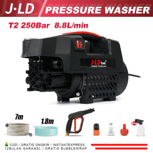 JLD T2 Jet Cleaner Alat Steam Cuci Mesin Cuci 250bar Mobil Motor High Pressure Washer Alat