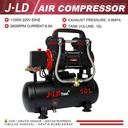 JLD Kompresor Angin Tanpa Oli 10L/ Air Compressor Silent 0.8HP