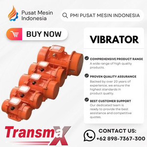 DINAMO VIBRATOR MOTOR TRANSMAX 3 PHASE 0,62KW TYPE:TMVE 700/15-50 KG:714 KN:7 4P 1500RPM DINAMO GETAR Class H insulation, IP66, 220/380V, 50/60Hz, 3 Phase, Frame ≥ 75 PTC Included
