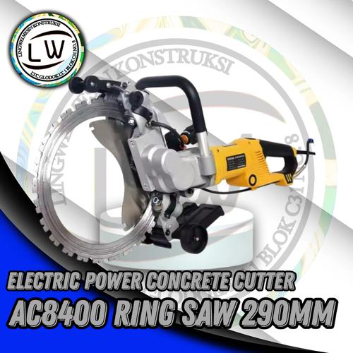 ELECTRIC POWER CONCRETE CUTTERS AC8400 RING SAW 290MM / MESIN PEMOTONG KEDALAMAN DINDING BETON AC8400 RING SAW 290MM