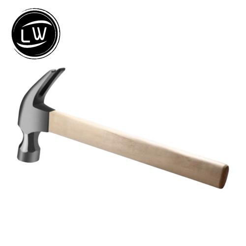 PALU KAMBING GAGANG HANDLE KAYU 0.75KG / CLAW HAMMER GAGANG KAYU 0. 75KG / 750G