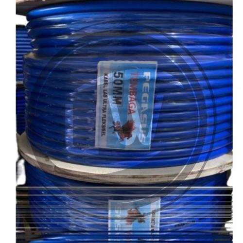 KABEL PVC WELDING 50MM / KABEL LAS 50MM / WARNA BIRU 50MM