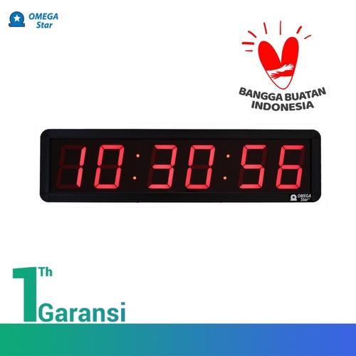 JAM MASTER DINDING 7 SEGMENT 4 INCH 6 DIGIT  + GPS