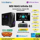 MSI MAG INFINITE S3 14TH i5-14400F 16GB DDR5 1TB NVME RTX 4060 500W WIN11 OHS GAMING DESKTOP